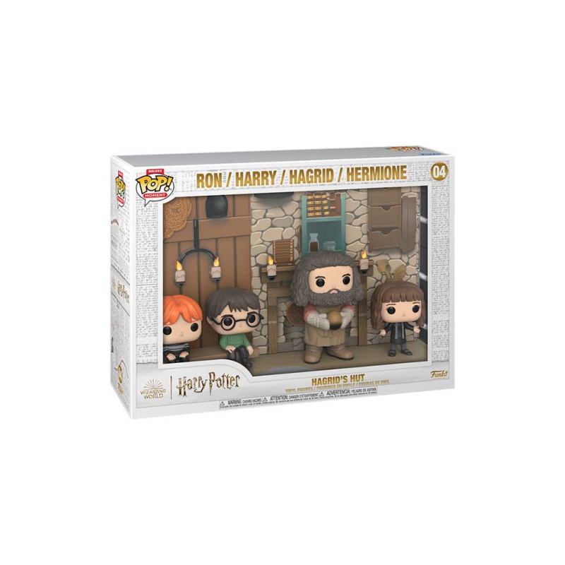 FUNKO POP DELUXE 04 HAGRID'S HUT RON HARRY POTTER  HERMIONE