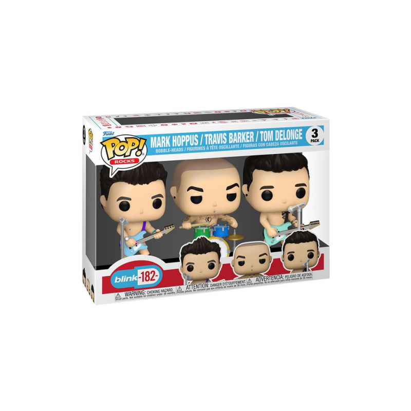 FUNKO POP 03 BLINK 182 Mark Hoppus Travis Barker Tom Delonge VINYL FIGURE