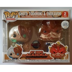 FUNKO POP 2 PACK ENDEAVOR & TODOROKI MY HERO ACADEMIA SPECIAL LIMITED ED FUNSIDE