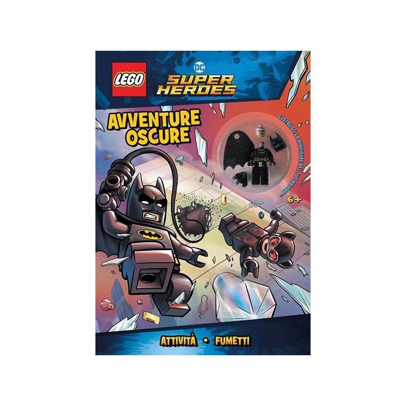 LEGO RIVISTA BATMAN AVVENTURE OSCURE DC SUPER HEROES