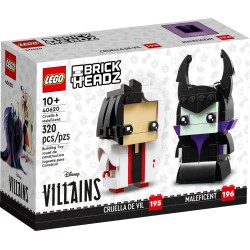 LEGO 40620 BRICKHEADZ Crudelia e Malefica