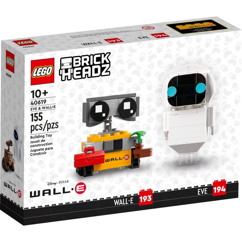 LEGO 40619 BRICKHEADZ EVE E WALL•E