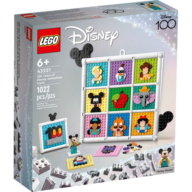 LEGO 43221 DISNEY PRINCESS DIPINGERE CON TOPOLINO 100° GIUGNO 2023