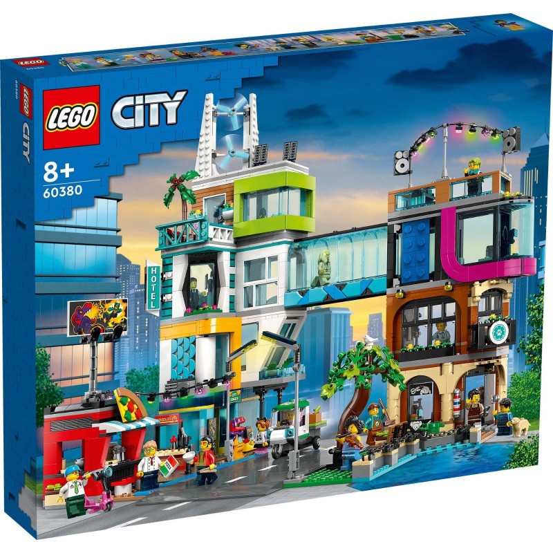 LEGO 60380 CITY CAMION DA CANTIERE E GRU CON PALLA DA DEMOLIZIONE
