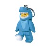 LEGO LGL-KE155H PORTACHIAVI LED UOMO SQUALO SHARK MAN TORCIA LUCE 8 CM