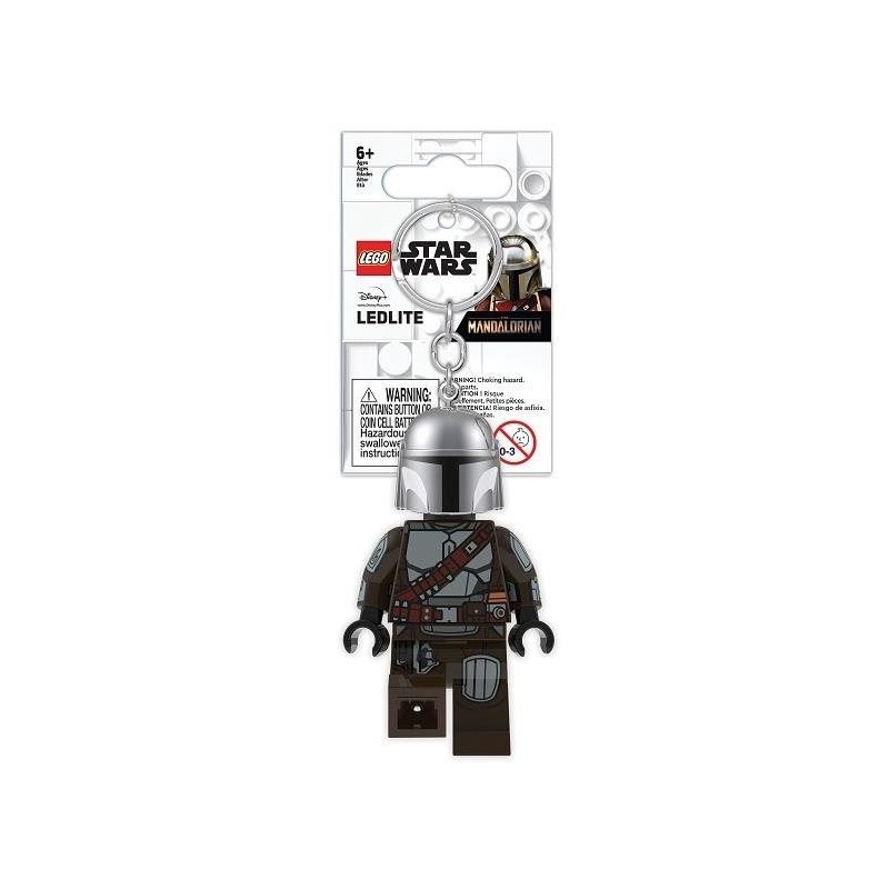 LEGO LGL-KE187H MANDALORIAN 2 STAR WARS Portachiavi Led TORCIA LUCE