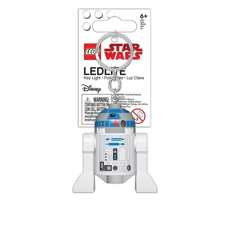 LEGO LGL-KE21H R2-D2 STAR WARS Portachiavi Led TORCIA LUCE