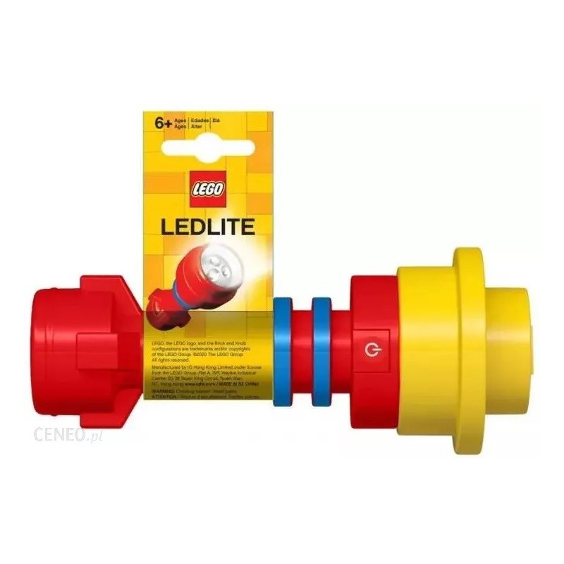 LEGO TORCIA LEDLITE ICON 18 CM ROSSA GIALLA