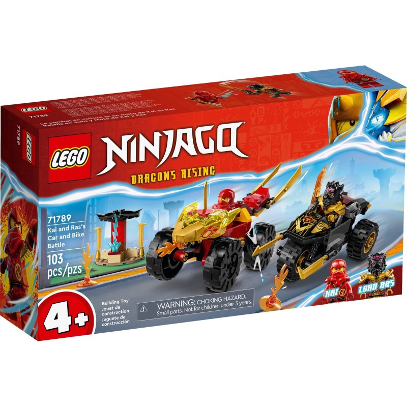LEGO 71789 NINJAGO BATTAGLIA SU AUTO E MOTO DI KAI E RAS GIUGNO 2023