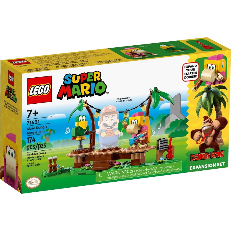 LEGO 71421 SUPER MARIO CONCERTO NELLA GIUNGLA DI DIXIE KONG AGOSTO 2023