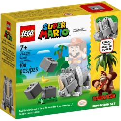 LEGO 71420 SUPER MARIO PACK DI ESPANSIONE RAMBI IL RINOCERONTE AGOSTO 2023