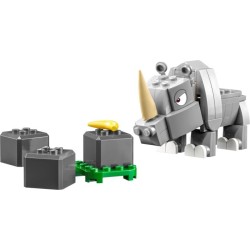LEGO 71420 SUPER MARIO PACK DI ESPANSIONE RAMBI IL RINOCERONTE AGOSTO 2023