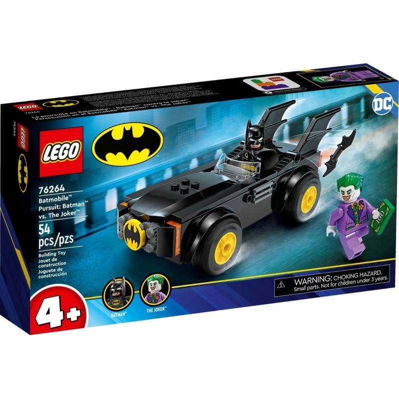 LEGO 76264 INSEGUIMENTO BATMOBILE BATMAN VS THE JOKER DC COMICS AGOSTO 2023