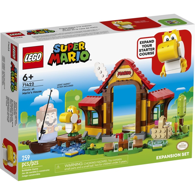 LEGO 71422 SUPER MARIO PACK DI ESPANSIONE PICNIC A CASA DI MARIO AGOSTO 2023