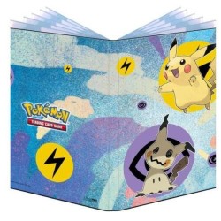 ALBUM 180 CARTE 10 PAGINE POCKET PRO BINDER POKEMON PIKACHU & MIMIKYU ULTRA-PRO