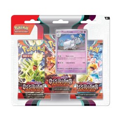 POKEMON HOUNDSTONE SCARLATTO E VIOLETTO OSSIDIANA INFUOCATA 3 PACK BLISTER (IT)