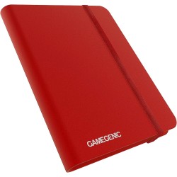 GAMEGENIC - CASUAL ALBUM ROSSO 8-POCKET ALBUM - RED 160 CARTE