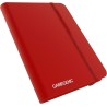 GAMEGENIC - CASUAL ALBUM ROSSO 8-POCKET ALBUM - RED 160 CARTE