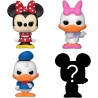 FUNKO BITTY POP MINNIE 4 PERSONAGGI DISNEY VINYL FIGURE - 2,5 CM