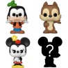 FUNKO BITTY POP GOOFY PLUTO 4 PERSONAGGI DISNEY VINYL FIGURE - 2,5 CM