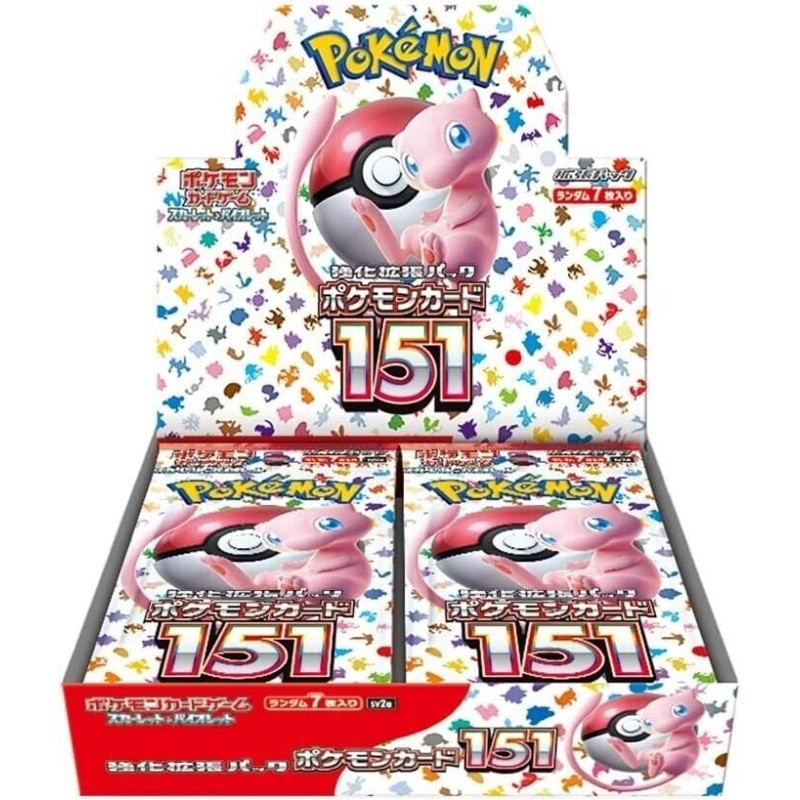 POKEMON 151 SCARLATTO E VIOLETTO BOX sv2a SCATOLA NON PERFETTISSIMA