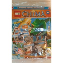 LEGO LEGENDS OF CHIMA RIVISTA MAGAZINE N 2 IN ITALIANO + POLYBAG 391502 BALESTRA