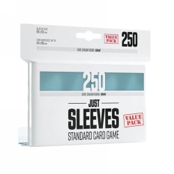 JUST SLEEVES 66X92 250 STANDARD SIZE CARD GAME SLEEVE CLEAR