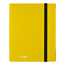 ALBUM 9 TASCHE 360 CARTE 20 PAGINE PRO BINDER ECLIPSE - LEMON YELLOW