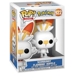 FUNKO POP 922 SCORBUNNY POKEMON VINYL FIGURE 9 CM