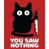 T-SHIRT YOU SAW NOTHING TG. L