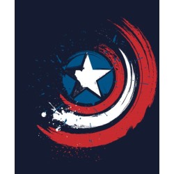 T-SHIRT SCUDO CAPITAN AMERICA THE SHIELD TG. M