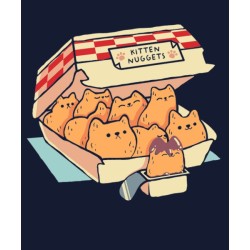 T-SHIRT KITTEN NUGGETS TG. M