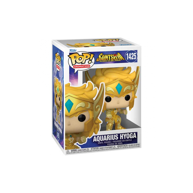 FUNKO POP 1425 GOLD AQUARIUS HYOGA SAINT SEIYA VINYL FIGURE   9CM