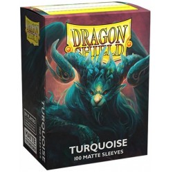 DRAGON SHIELD 100 STANDARD SIZE MATTE SLEEVES - TURQUOISE 11055