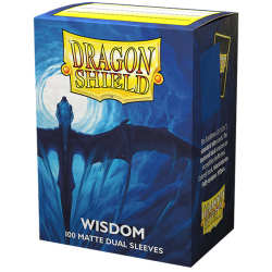 DRAGON SHIELD 100 STANDARD SIZE MATTE DUAL SLEEVES - WISDOM 15057