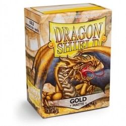 DRAGON SHIELD 100 BUSTINE STANDARD - MATTE GOLD 11006