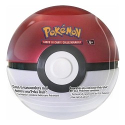 POKEMON TIN POKE BALL ROSSA SETTEMBRE 2023 IN ITALIANO PK60307820650603075