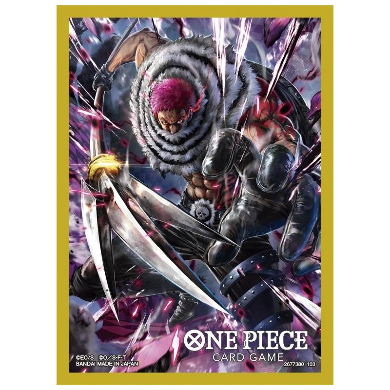 ONE PIECE CARD GAME 70 OFFICIAL CARD SLEEVE 3 KATAKURI 67X92