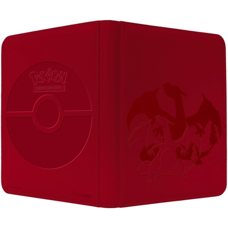 ALBUM POKEMON ELITE CHARIZARD 9 POCKET CON ZIP 360 CARTE ULTRA PRO