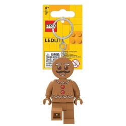 LEGO LGL-KE182H OMINO PAN DI ZENZERO Portachiavi Led TORCIA LUCE