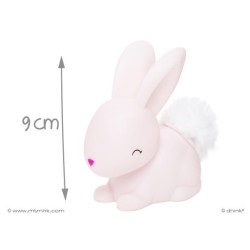 LAMPADA BUNNY LED LIGHT MULTICOLOR 9 CM