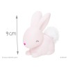 LAMPADA BUNNY LED LIGHT MULTICOLOR 9 CM