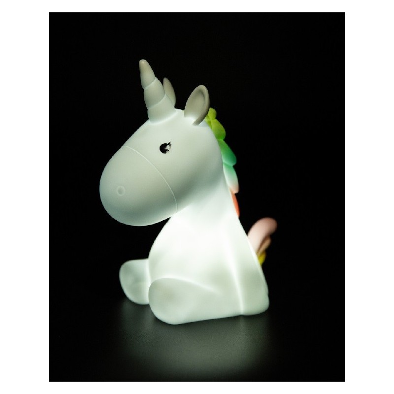 LAMPADA UNICORNO LED LIGHT MULTICOLOR 9CM