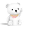 LAMPADA LED MUTICOLOR TEDDY ORSO SILICONE MORBIDO RICARICABILE + CAVO USB 20 CM