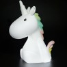 LAMPADA LED LIGHT MULTICOLOR UNICORNO RICARICABILE + CAVO USB INCLUSO 20 CM