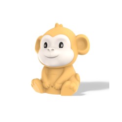 LAMPADA SCIMMIETTA LED LIGHT MULTICOLOR 9CM