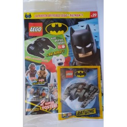 LEGO BATMAN RIVISTA 29 MAGAZINE N 37 IN ITALIANO + POLYBAG BATWING