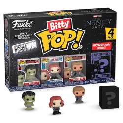 FUNKO BITTY POP MARVEL HULK 4 PERSONAGGI VINYL FIGURE - 2,5 CM 71504