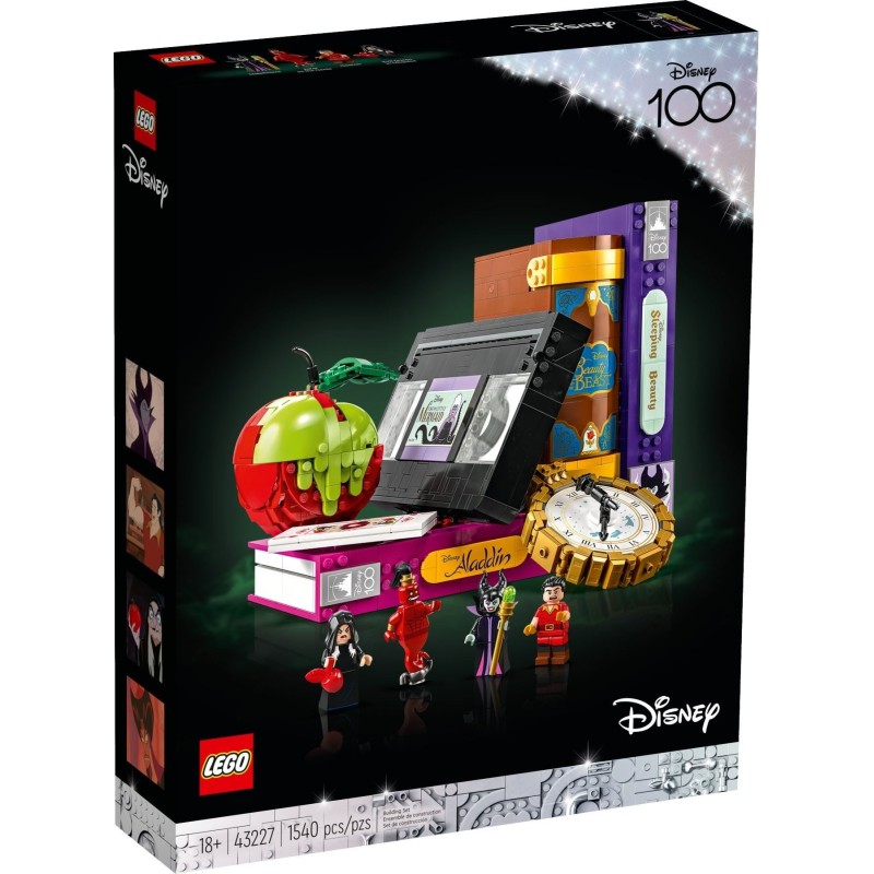 LEGO 43227 ICONE DEI CATTIVI DISNEY 100TH ANNIVERSARIO 2023