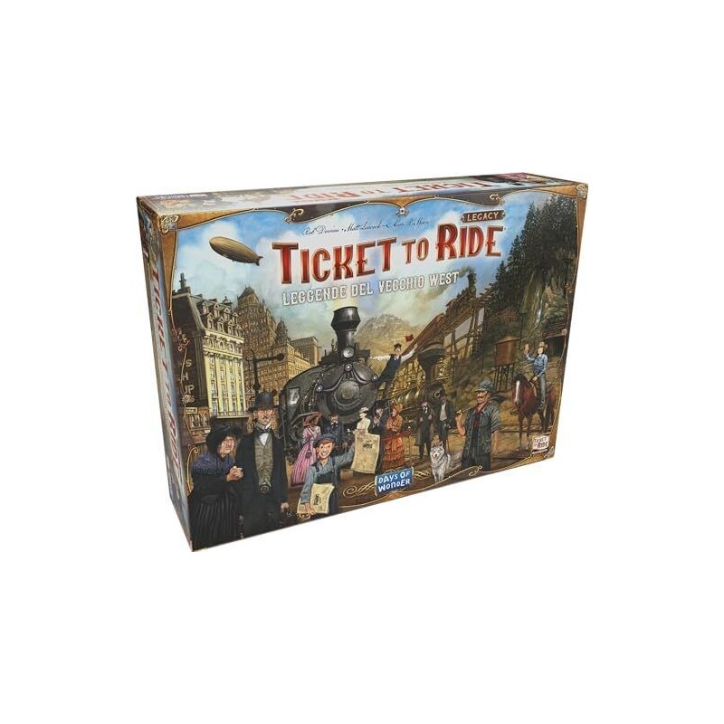 TICKET TO RIDE LEGACY: LEGGENDE DEL VECCHIO WEST GIOCO DA TAVOLO IN ITALIANO